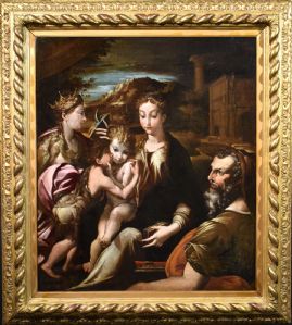 Madonna col Bambino, Santa Caterina , S. Giovannino e S. Zaccaria